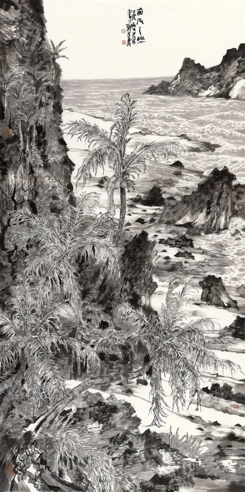 Liu Liyong Landscape Painting | Charm of the South China Sea (南海之韵) - Image 2