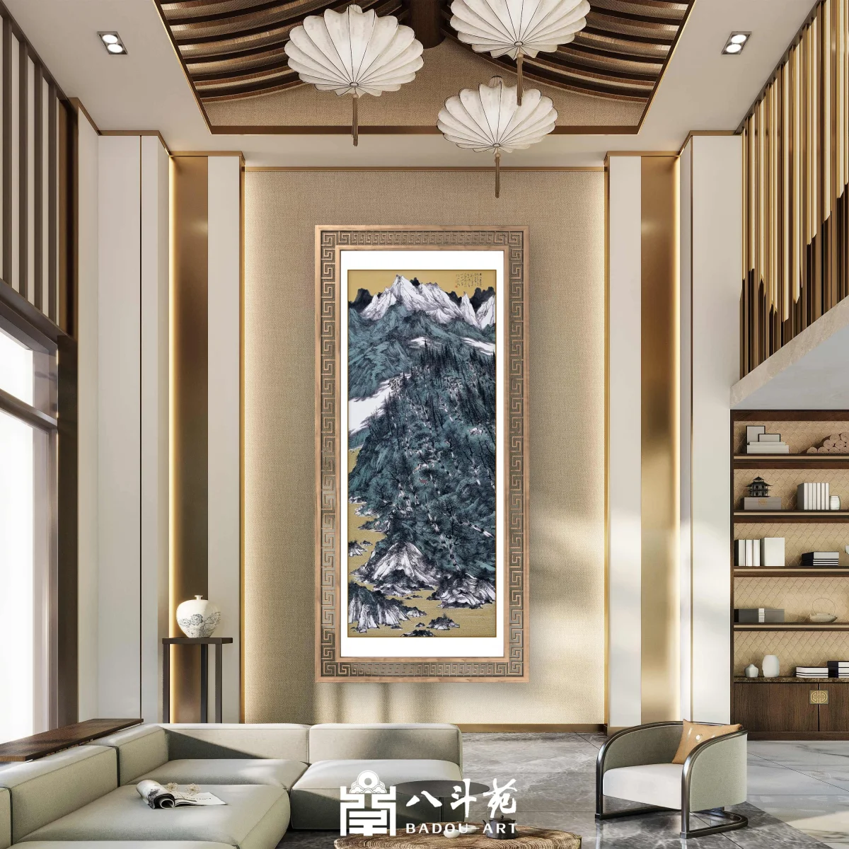 Liu Liyong Landscape Painting | Spring Dawn on the Great Earth (大地春晓)