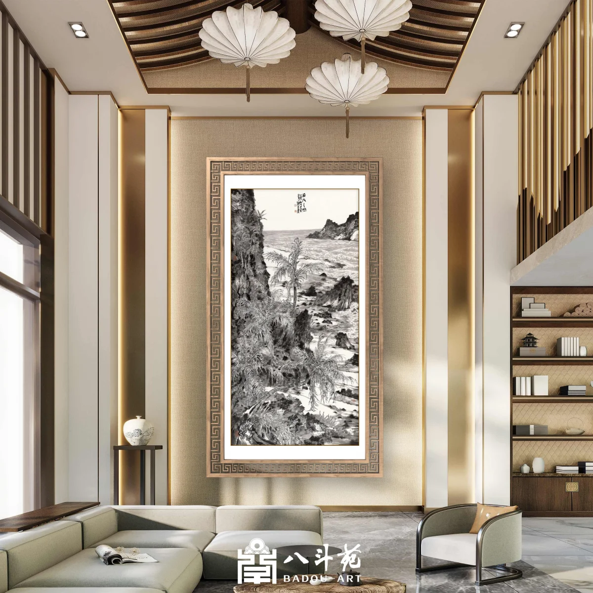 Liu Liyong Landscape Painting | Charm of the South China Sea (南海之韵)