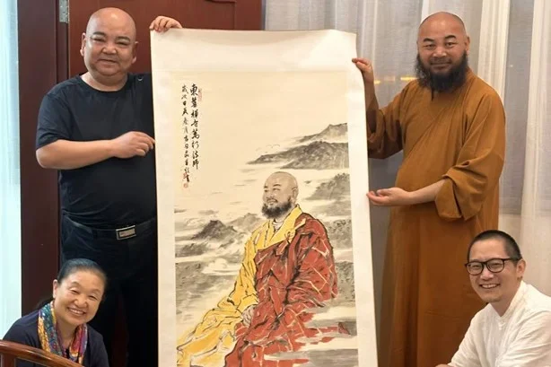Portrait Commission Story: Yin Jinghua Paints Master Wanxing