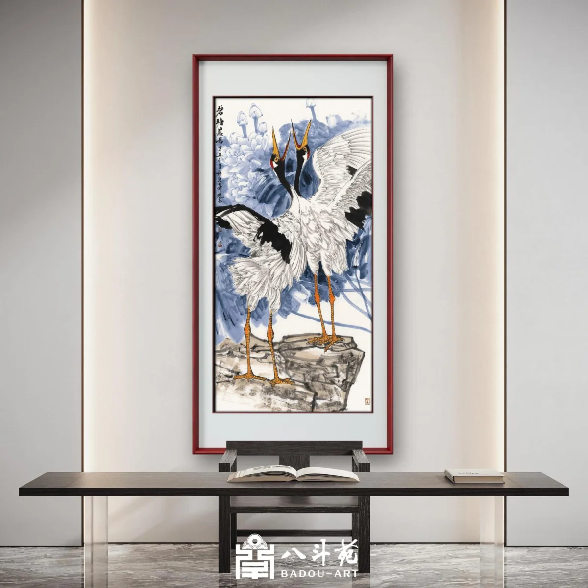 Chinese flower-and-bird painting, a genre associated with masters like Qi Baishi