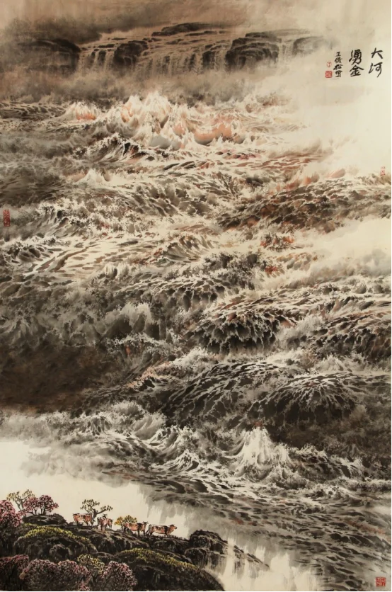 Painting Dahe Yongjin by Wang Junsong
