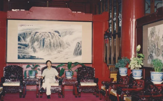The Great River Surges On hanging in the Tiananmen Gate tower
