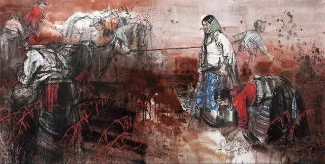 Figure painting by Shi Guoliang