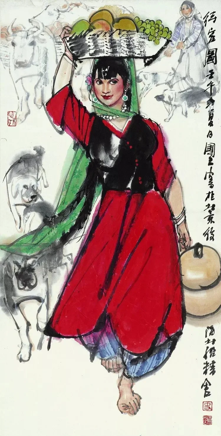 Figure painting by Shi Guoliang