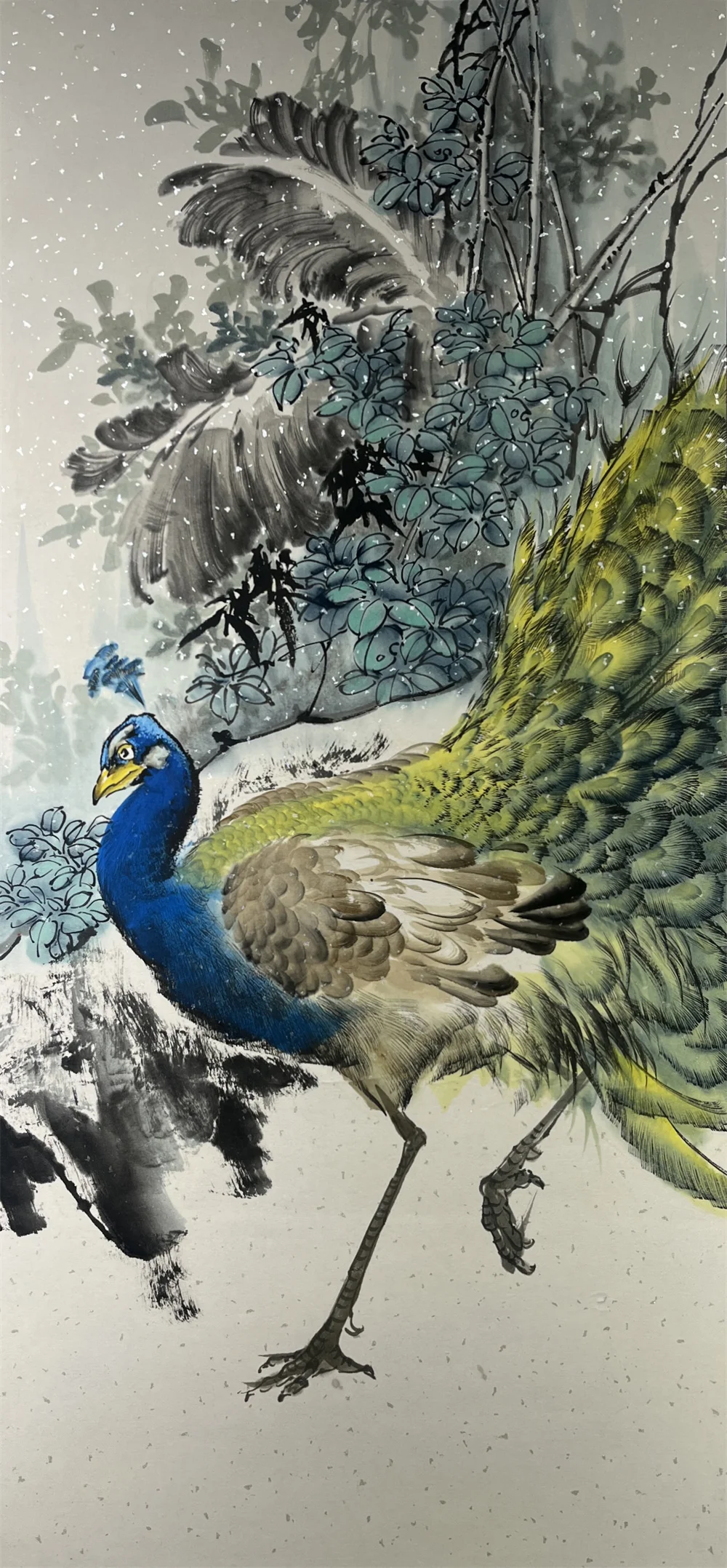 Zhang Hui painting Southern Scenery, 2023, 180 x 96 cm