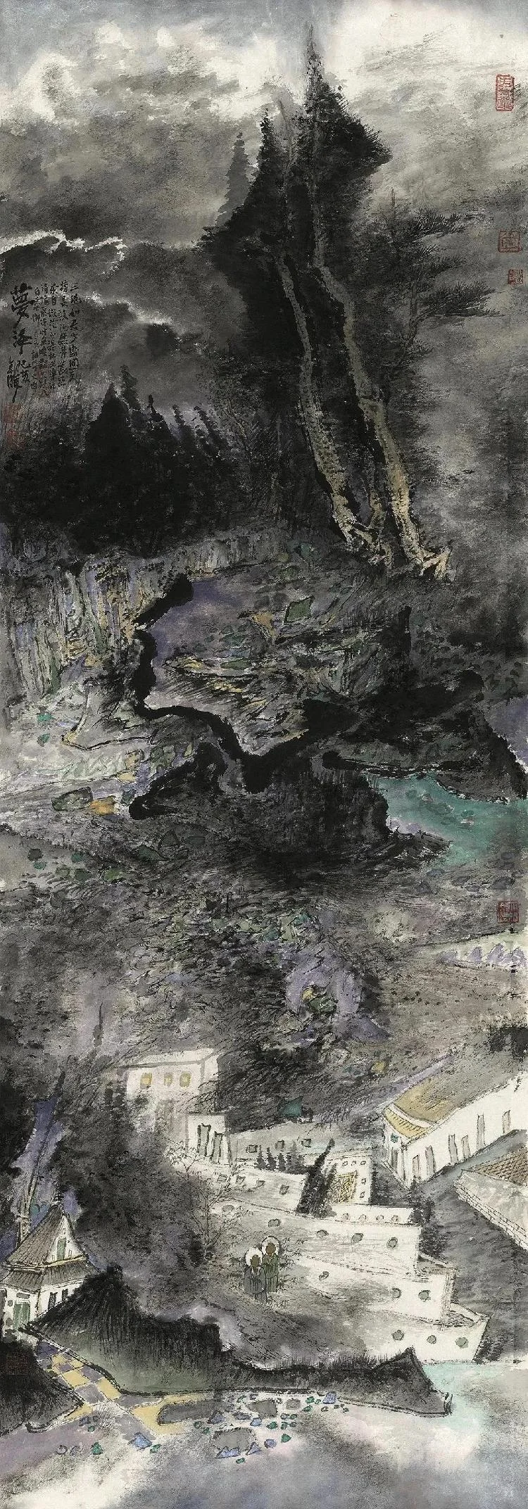 Marsh of Dreams by Chang Zhaohui, 148 x 60 cm, 2019