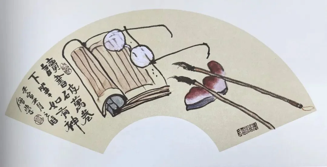 Small-format painting by Guan Huixue