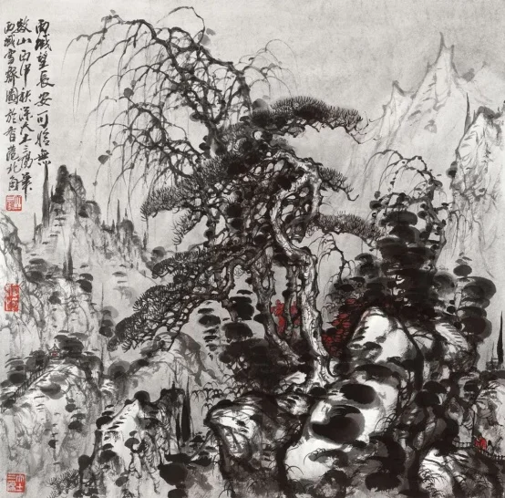 Xiyu Xueji Tu, 97x45cm, 2016