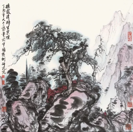 Qixia Qinghui Sheng Ziyan, 68x69cm, 2017