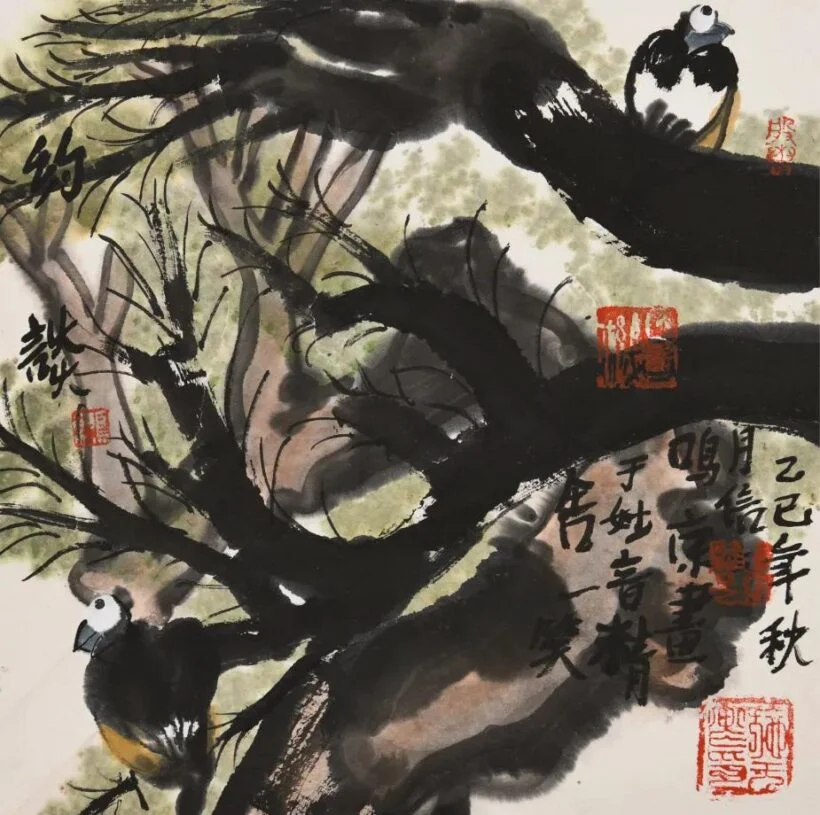 Ink painting with Zen atmosphere by Yao Mingjing