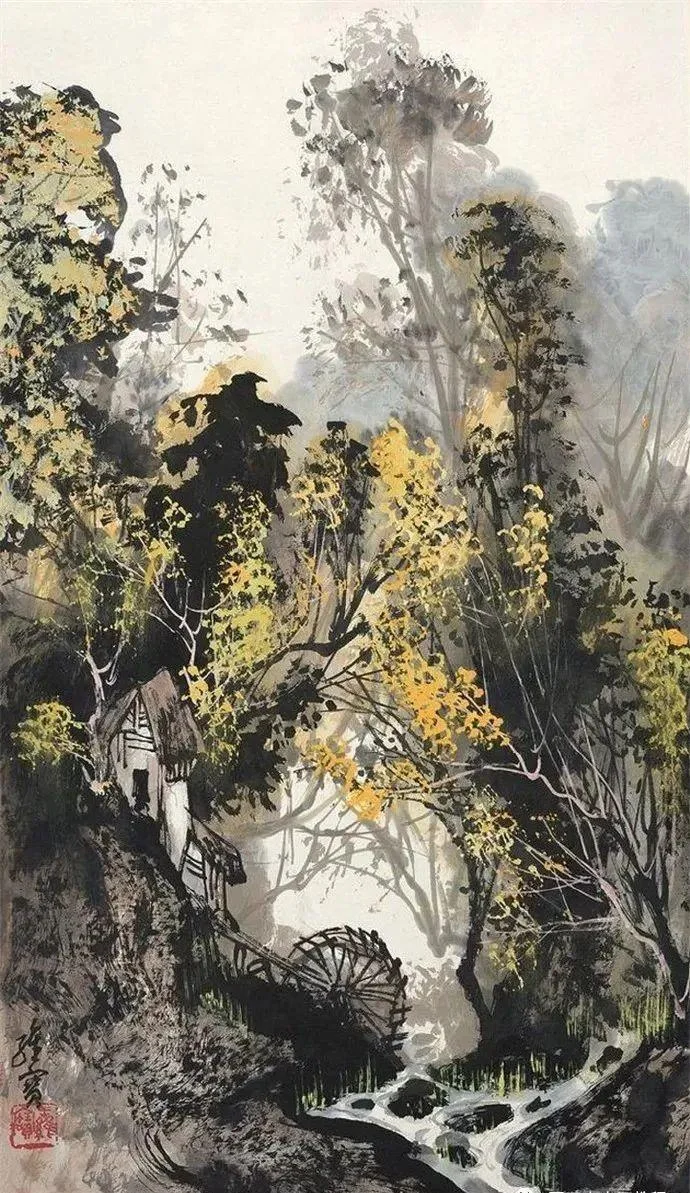 Wang Weibao in his studio
