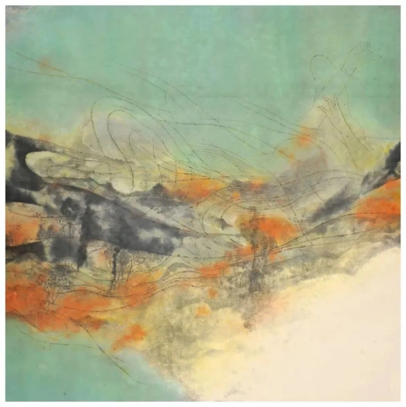 Shikong series painting by Zhu Xunde