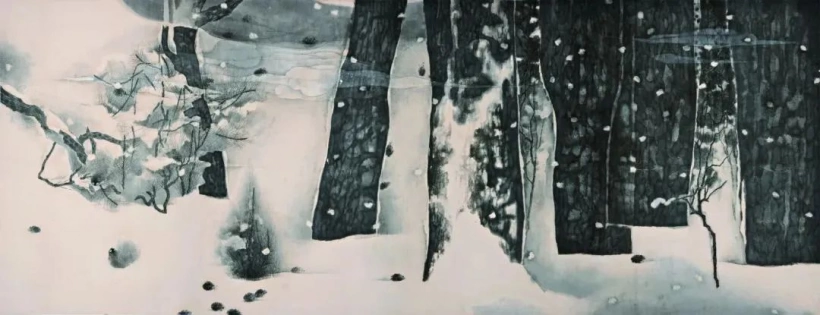 Winter Words, 189x538cm