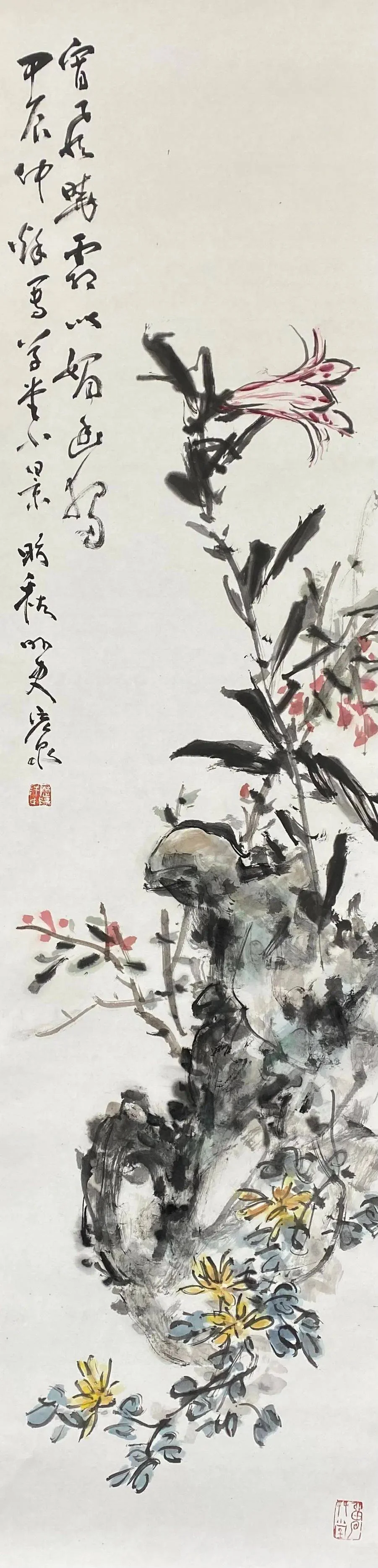 Bird-and-flower painting by Xu Hongquan