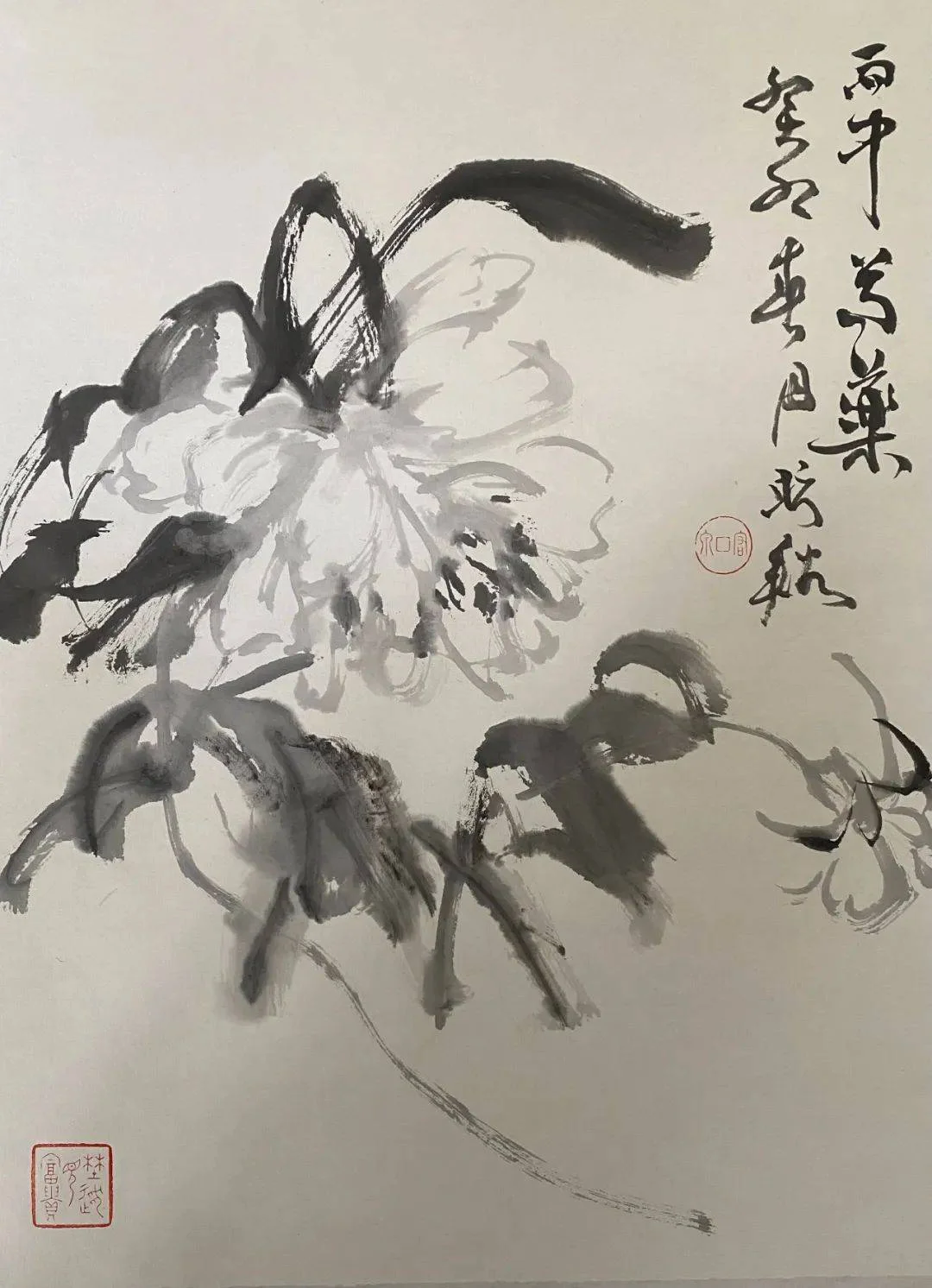 Flower painting by Xu Hongquan