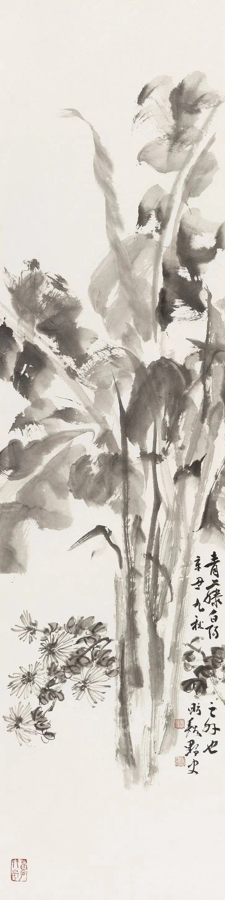 Bamboo painting by Xu Hongquan