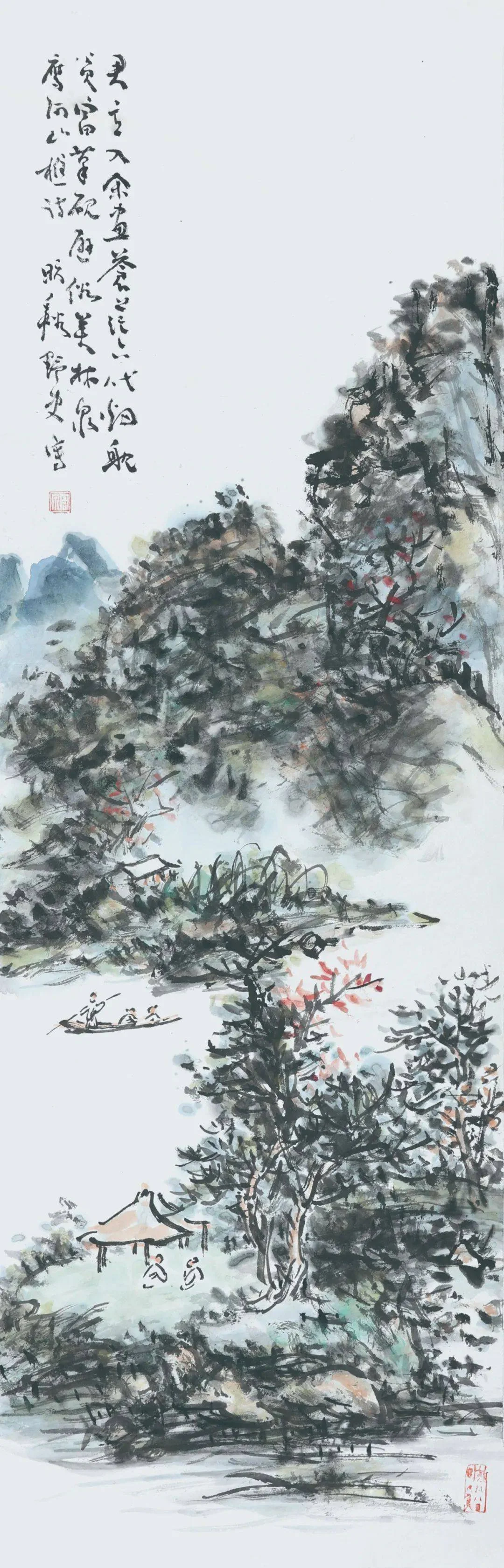 Traditional Chinese paintings collected by Xu Hongquan