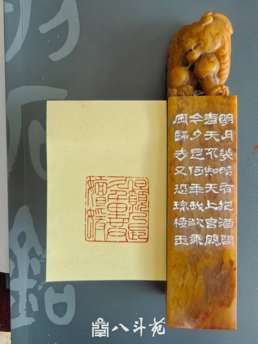Seal carving by Nie Yuanxin
